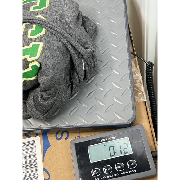 Ouray Hoodie Size Large Heather Gray CSU Rams Logo Long Sleeve Kangaroo Pocket - Picture 5 of 5